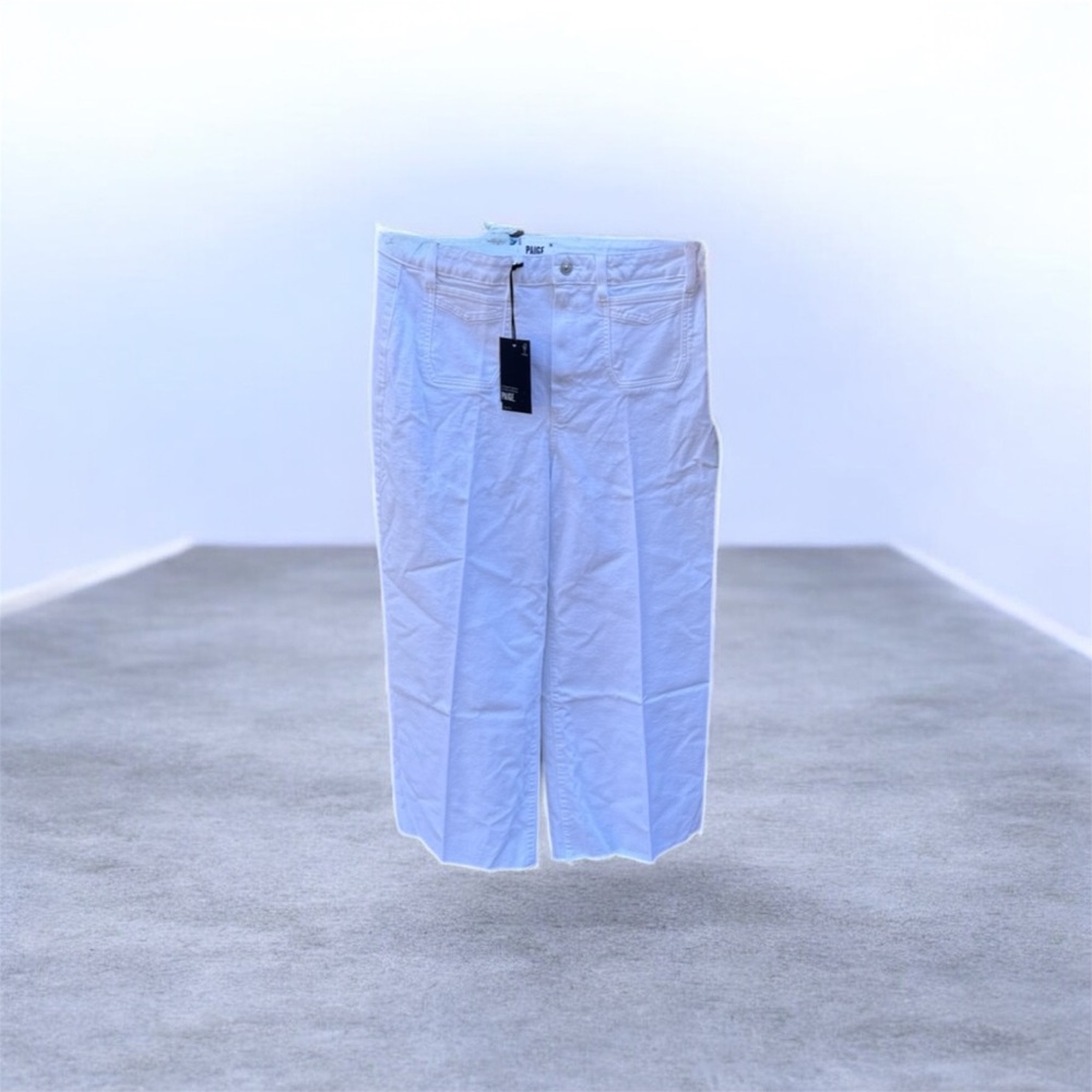 NWT PAIGE Harper Ankle High-Rise Jeans - white size 32